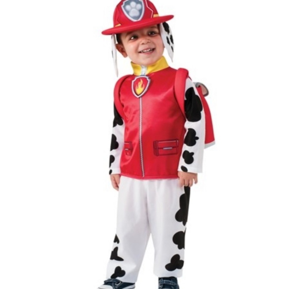 Kids Toddler Child Paw Patrol Marshall Deluxe Halloween Costume Sound size 2T 3T